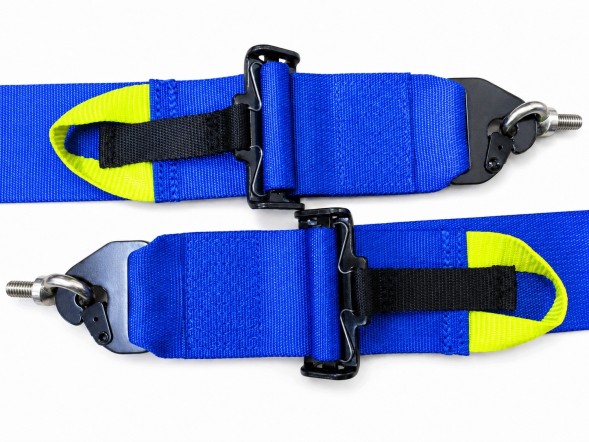 FMIC FP-HARNESS-31-005 6-точкові спортивні ремені безпеки, сертифіковані FIA, 3 дюйми, сині, Fmic Pro