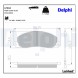 LP504 DELPHI Комплект гальмівних колодок дискові