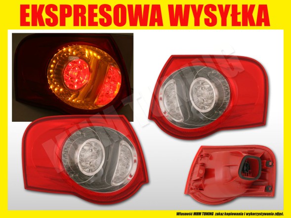 TYC 9555872E + 9555882E MHM Задні ліхтарі лівий+правий у крило LED TYC VW PASSAT B6 KOMBI 3C 3C9