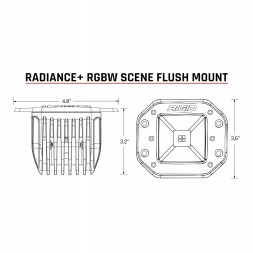 Китай 682153 Набір з двох ламп Rigid Radiance RGBW