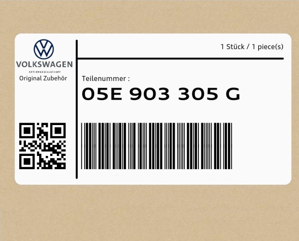 Volkswagen OE 05E903305G ( INTRAD ) Натягувач клинового ременя 05E903305G VW Golf Passat AUDI RS3 ŠKODA Octavia