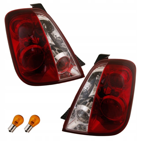 Junyan 303591AE LTFI13 MHM Задні ліхтарі Tuning Lexus Clear Red White Fiat 500 500c 312 2007-2015
