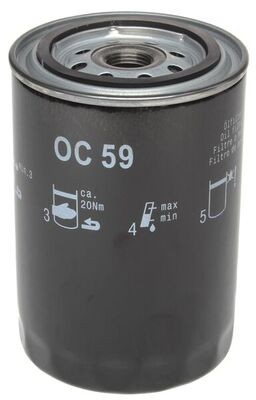 OC59 MAHLE ORIGINAL Фільтр мастил