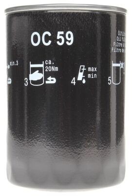 OC59 MAHLE ORIGINAL Фільтр мастил