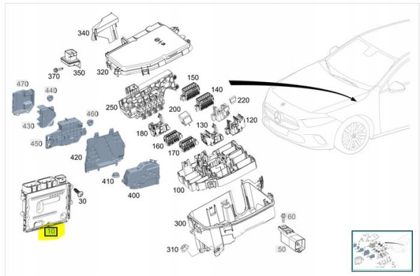 Mercedes-Benz OE ЕБУ контролера двигуна A1779005408 OM177 S63