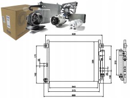 Nissens 1007263832 NIS Nis94949 конденсатор охолодження кондиціонера nissens + помічник водія #33