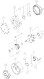 V-maxzone Part VIC-473705 Альтернатор для MG 314