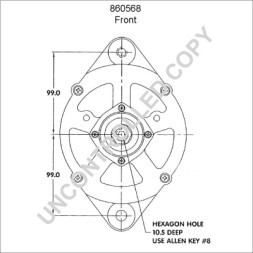 V-maxzone Part VIC-449038 Альтернатор PE для CUMMINS