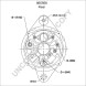 V-maxzone Part VIC-449038 Альтернатор PE для CUMMINS