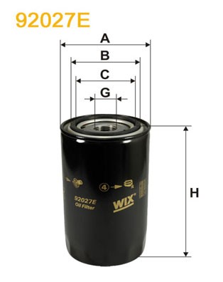 92027E WIX FILTERS Фільтр оливи