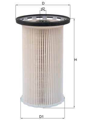 KX386 MAHLE ORIGINAL Фільтр палива