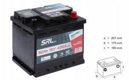 Polcar Akumulator SRLine 50Ah SEAT ALTEA 000915105AB Акумуляторна батарея srline 50ah seat altea 000915105ab