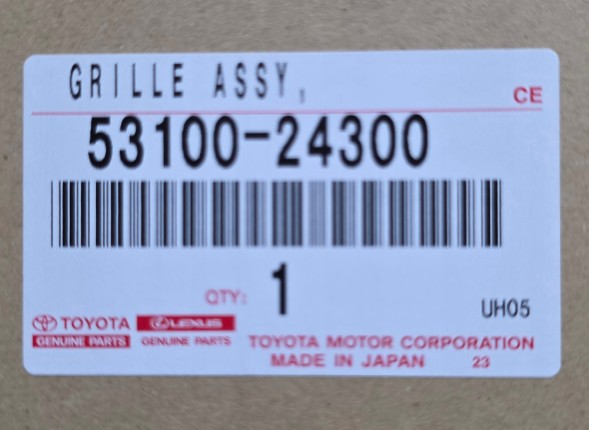 Lexus OE 53100-24300 Манекен решітки LEXUS RC F-SPORT LIFT 15-20 років