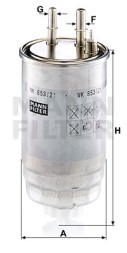 WK 853 21 MANN FILTER Фільтр палива