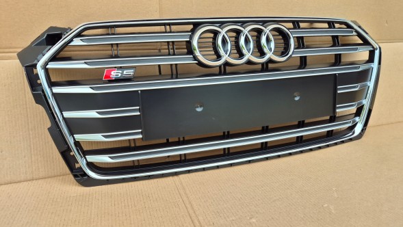 Audi OE GRILL AUDI S5 8W6 PRZEDLIFT 2016-2019 KPL Z EMB Решітка радіатора (гриль) Audi S5 A5 F5 8W6 16-19 Комплект OE 8W6853651AP Оригінал Нова