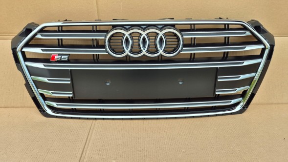 Audi OE GRILL AUDI S5 8W6 PRZEDLIFT 2016-2019 KPL Z EMB Решітка радіатора (гриль) Audi S5 A5 F5 8W6 16-19 Комплект OE 8W6853651AP Оригінал Нова