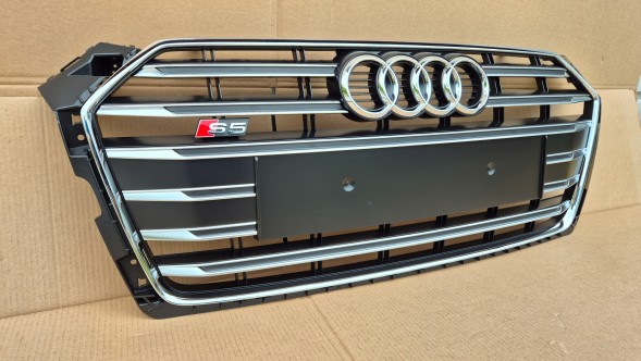 Audi OE GRILL AUDI S5 8W6 PRZEDLIFT 2016-2019 KPL Z EMB Решітка радіатора (гриль) Audi S5 A5 F5 8W6 16-19 Комплект OE 8W6853651AP Оригінал Нова