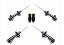 MCS MCS-161705-1 4x АМОРТИЗАТОРИ КРИШКИ ВІДБОЇ передні задні MAZDA 323 ( BA ) + F 1994-1998 ##