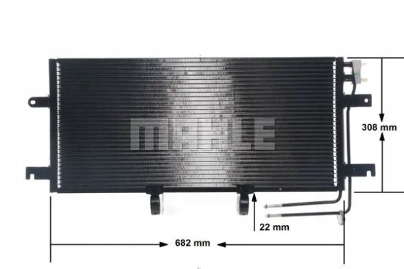 Mahle AC 332 000S Очисник радіатора кондиціонера ac 332 000s mahle