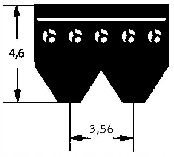 Optibelt 6 PK 1520 Ремінь клиновий багатопазовий