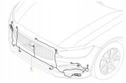Volvo OE 31499253 VOLVO S90 V90 II джгут проводів переднього бампера