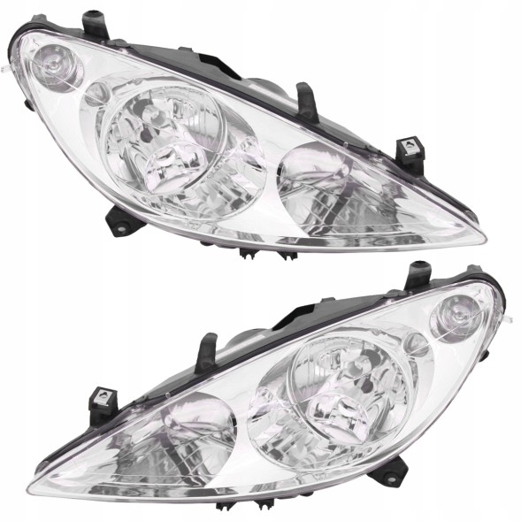 TYC 571009-E + 571010-E MHM TUNING Рефлектор Фара Tyc Peugeot 307 2001-2005 комплект