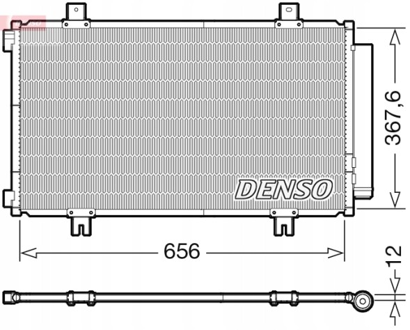 Denso DCN47009 Конденсатор, кондиціонер denso dcn47009