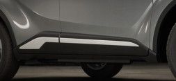 Toyota OE TOYOTA C-hr Бічні накладки на пороги 058 White комплект PW156-10000-AG OE