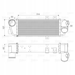 Valeo 818333 Інтеркулер air cooler valeo для kia cee'd sw 1.6 2.0