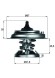 TX 29 85D MAHLE ORIGINAL Термостат