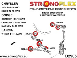 Strongflex 296109A: Комплект передньої підвіски AWD для Dodge Challenger Charger