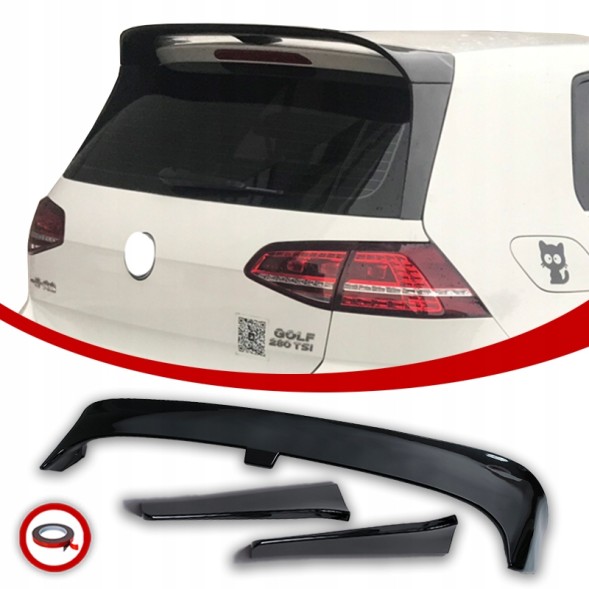 Китай GOLF 7-7,5 LOTKA SPOILER DOKŁADKA GTI R GTD CZARNY POŁYSK ГОЛЬФ 7-7,5 ЛЬОТОК СПОЙЛЕР НАКЛАДКА GTI R GTD ЧОРНИЙ ГЛЯНЕЦЬ