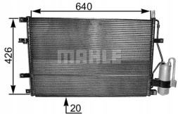 Mahle AC 227 000S Конденсатор радіатора кондиціонування повітря з осушувачем