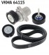 SKF VKMA 64115 Комплект клинового ременя багаторівковий vkma 64115