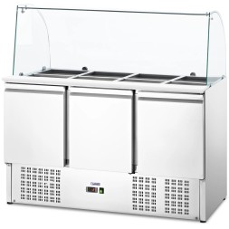 Китай WEW-SC-HP-1018046 Холодильний стіл Royal Catering 3-дверний 368л 8x GN Гастрономія CE