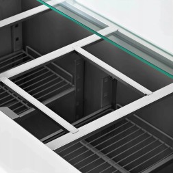 Китай WEW-SC-HP-1018046 Холодильний стіл Royal Catering 3-дверний 368л 8x GN Гастрономія CE