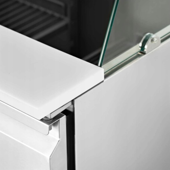 Китай WEW-SC-HP-1018046 Холодильний стіл Royal Catering 3-дверний 368л 8x GN Гастрономія CE