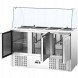 Китай WEW-SC-HP-1018046 Холодильний стіл Royal Catering 3-дверний 368л 8x GN Гастрономія CE