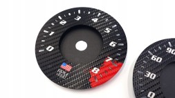 Moman 0089688090350 Циферблати одометра Jeep Renegade American Carbon, змінні годинники від миль/год до км/год