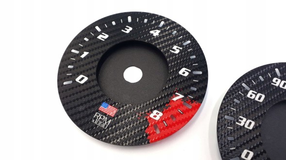 Moman 0089688090350 Циферблати одометра Jeep Renegade American Carbon, змінні годинники від миль/год до км/год