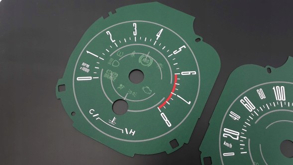 Moman 0089688088906 Ford Mustang BULLITT Style Циферблати одометра Годинники