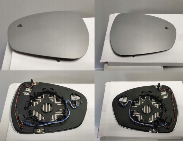 Китай 6000626292a + 6000626293a КОМПЛЕКТ Дзеркальне Скло Ліве + Праве ALFA ROMEO STELVIO з Функцією Контролю Сліпих Зон