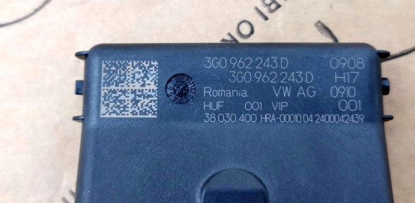 Volkswagen OE dwp-3G0962243D КОНТРОЛЕР / БЛОК УПРАВЛІННЯ МОДУЛЕМ ЗАСЛІНКИ VW TIGUAN III 571 3G0962243D