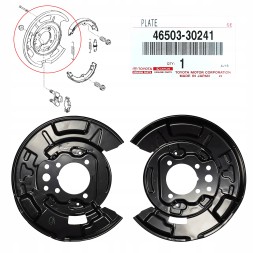Toyota OE 46503-30241 Б/у кришка гальмівного диска задня правая Lexus IS220D IS250 GS450H OEM Toyota