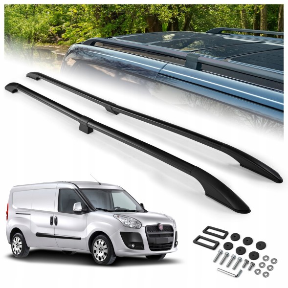 CHROMEMASTER OM-RR-D0042LB-001 Багажник на дах (рейлінги) для FIAT DOBLO II 2010-2022 LONG | Довга база