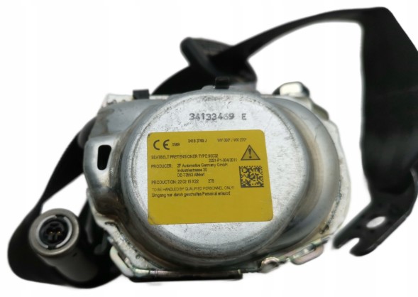 Audi OE 8W0857805B, Pas bezpieczeństwa, DWP530194, 8W0857805B, 8W0857805BV04 Ремінь безпеки лівий правий задній Audi A4 B9 8W0857805B