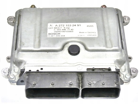 OE A 272 153 24 91 A 003 446 77 40 0 261 209 204 Блок керування двигуном (ECU) W211 3.5 A2721532491 A0034467740 0261209204