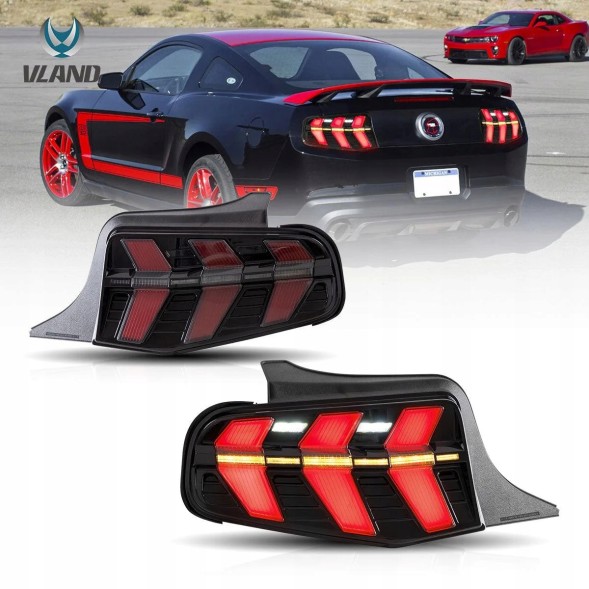 VLAND LDFO92 mhm Комплект задніх ліхтарів Vland Led Neon Dynamic Diodes Ford Mustang V 5 Lift 2009-14