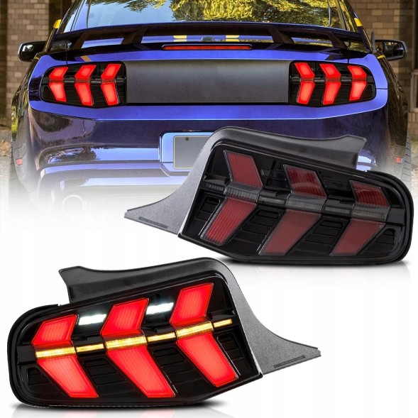 VLAND LDFO92 mhm Комплект задніх ліхтарів Vland Led Neon Dynamic Diodes Ford Mustang V 5 Lift 2009-14