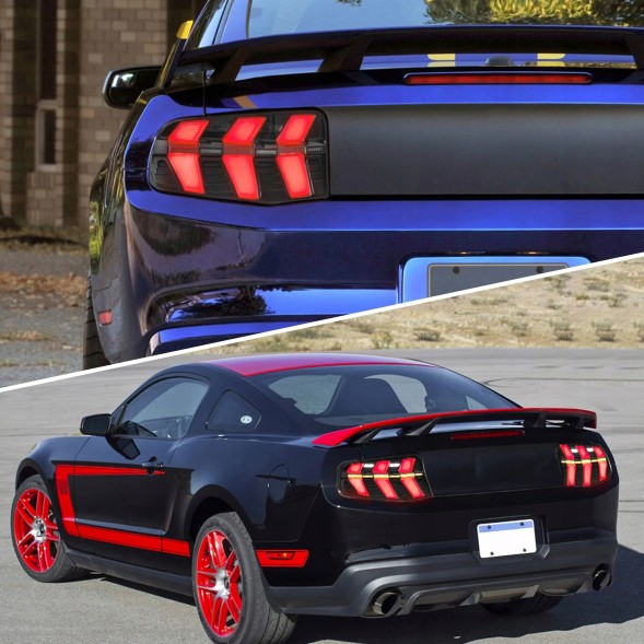 VLAND LDFO92 mhm Комплект задніх ліхтарів Vland Led Neon Dynamic Diodes Ford Mustang V 5 Lift 2009-14